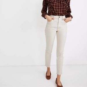 Madewell The Perfect Vintage Jean in Vintage Canvas Wash 29 natural ecru